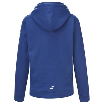 bluza tenisowa damska BABOLAT EXERCISE HOOD SWEAT Sodalite Blue
