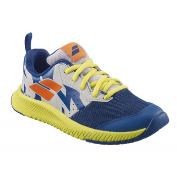 buty tenisowe juniorskie BABOLAT PULSION AC  Dark Blue/Sulphur Spring