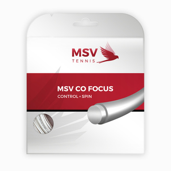 Naciąg tenisowy MSV CO.-FOCUS 12M WHITE