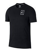 koszulka tenisowa męska NIKE BREATHE TOP SHORT SLEEVE / 856402-010