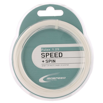 Naciąg tenisowy ISO-SPEED PULSE + SPIN WHITE 12M / TNI-027