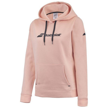 bluza tenisowa damska BABOLAT EXERCISE HOOD SWEAT Tropical Peach