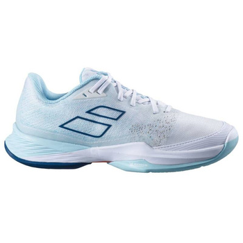 Buty tenisowe damskie BABOLAT Jet Mach 3 AC  White/Angel Blue