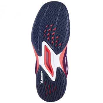 buty tenisowe juniorskie BABOLAT JET MACH 3 AC  / czarno/czerwone