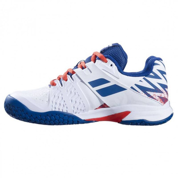 buty tenisowe dziecięce BABOLAT PROPULSE AC JUNIOR biało/niebieskie
