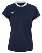 koszulka tenisowa damska Tecnifibre TEAM MESH POLO MARINE