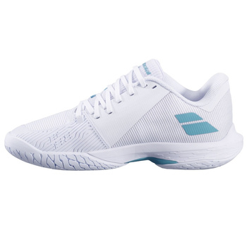 buty tenisowe damskie BABOLAT JET TERE 2 AC / White/Baltic