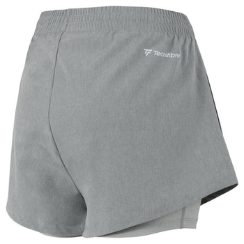spodenki tenisowe damskie Tecnifibre Team Short / siwe