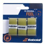 Owijki tenisowe BABOLAT VS GRIP ORIGINAL x3 / żółto-czarne