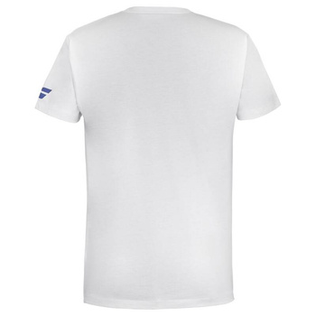 koszulka tenisowa męska BABOLAT EXERCISE TEE/ White/White