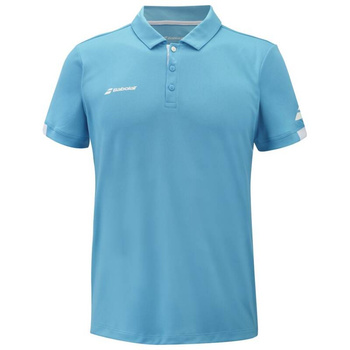 Koszulka tenisowa męska BABOLAT PLAY POLO / Cyan Blue
