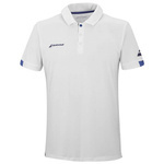 koszulka tenisowa męska BABOLAT PLAY POLO / White/White