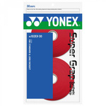 Owijka tenisowa YONEX SUPER GRAP X30 czerwona / 2x15 szt./