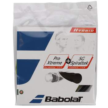 naciąg tenisowy  Hybrydowy BABOLAT PRO XTREME + SG SPIRALTEK / 281035
