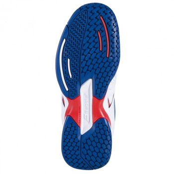 buty tenisowe dziecięce BABOLAT PROPULSE AC JUNIOR biało/niebieskie