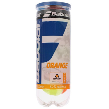 Piłki tenisowe BABOLAT STAGE 2 orange / puszka 3 sztuki