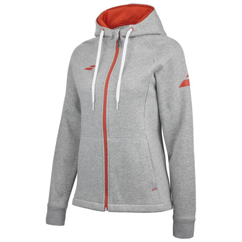 bluza tenisowa damska BABOLAT EXERCISE HOOD JACKET High Rise Hthr