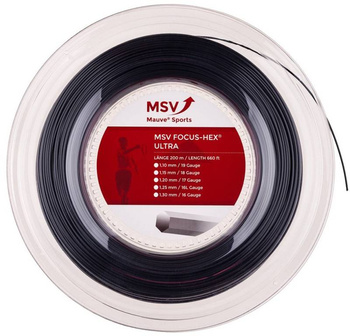 Naciąg tenisowy MSV FOCUS HEX ULTRA 200M BLACK