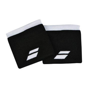 frotki tenisowe Babolat LOGO WRISTBAND, czarne/białe