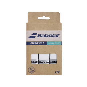 Owijka tenisowa wierzchnia BABOLAT PRO TOUR 2.0 /biała
