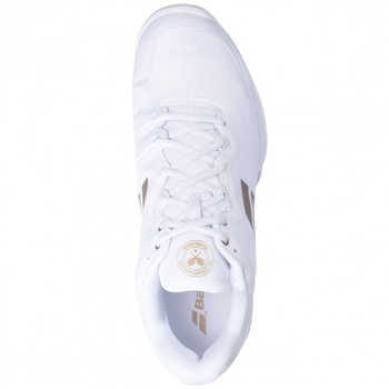 buty tenisowe damskie BABOLAT SFX3 AC Wimbledon , biało - złote