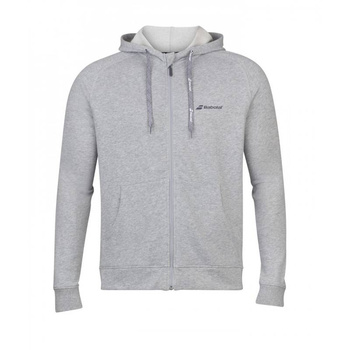 bluza tenisowa dla dziecka Babolat EXERCISE HOOD / siwa