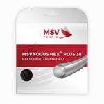 Naciąg tenisowy MSV FOCUS HEX PLUS 38 12M Black