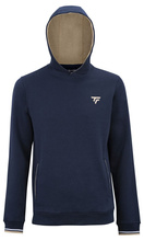 bluza tenisowa męska NAVY HOODIE / MARINE (21FLHOO25)