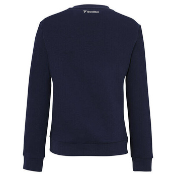 bluza tenisowa damskia Tecnifibre TEAM SWEATER MARINE