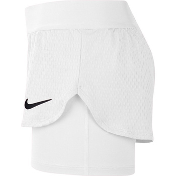 spodenki trenisowe dziewczęce NIKE COURT FLEX 2-in-1 SHORT / CJ0948-100/ na wrost 140-152 wyprzedaż