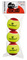 Piłki tenisowe TECNIFIBRE MY NEW BALL STAGE 3 RED (3 szt.)
