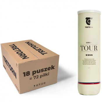 Piłka TRETORN SERIE+ TOUR  4szt. x 18puszek / karton