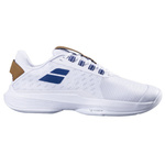Buty tenisowe męskie BABOLAT JET TERE 2 AC WIMBLEDON / White/Blue Navy 