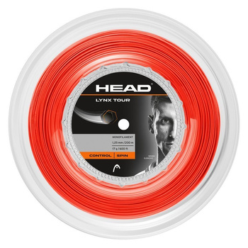 Naciąg tenisowy HEAD LYNX TOUR (REEL 200M) ORANGE 