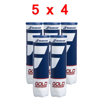 5 puszek x 4sztuki -Piłki tenisowe BABOLAT GOLD CHAMPIONSHIP  (4szt.)