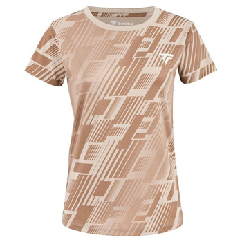 koszulka tenisowa damska  TECNIFIBRE X-Loop Tee / sand