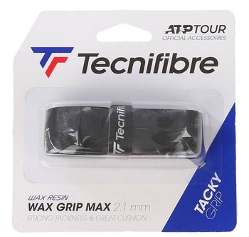 owijka tenisowa bazowa TECNIFIBRE WAX MAX  BLACK x1