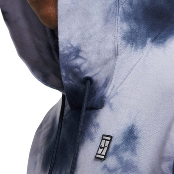 bluza tenisowa męska NIKE COURT HOODIE HERITAGE / niebieski Tie-Dye 