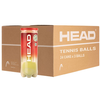 Piłki tenisowe HEAD 3B HEAD CHAMPIONSHIP 24 puszek x 3piłki 