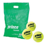 Piłki tenisowe bezciśnieniowe PRINCE TRAINER /  (worek 60 sztuk)