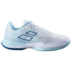 Buty tenisowe damskie BABOLAT Jet Mach 3 AC  White/Angel Blue