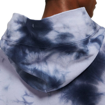 bluza tenisowa męska NIKE COURT HOODIE HERITAGE / niebieski Tie-Dye 