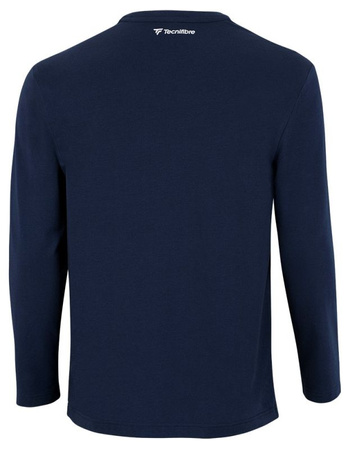koszulka tenisowa męska TECNIFIBRE TRAINING TEE LONGSLEEVES MARINE