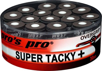 owijki tenisowe PRO'S PRO SUPER TACKY  x30 / czarne