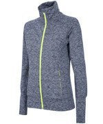 bluza sportowa damska 4F GRANATOWY MELANŻ / T4Z16-BLDF002