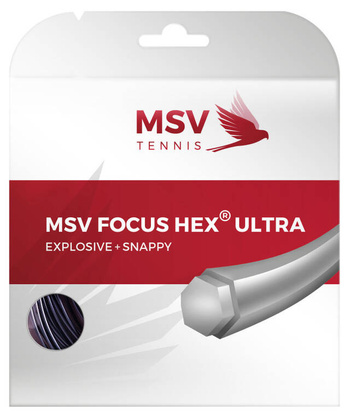 Naciąg tenisowy MSV FOCUS HEX ULTRA 12M BLACK