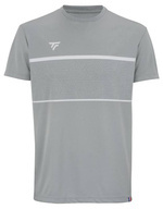 koszulka tenisowa męska TECNIFIBRE Team Tech Tee /  siwa
