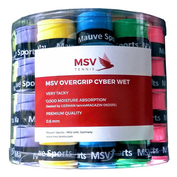 Owijki tenisowe MSV OVERGRIP CYBER WET X60 / 2140 MIX