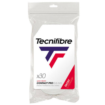 Owijki tenisowe TECNIFIBRE PRO CONTACT ATP OVERGRIPS x30 WHITE (30sztuk)