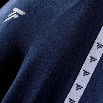 koszulka tenisowa męska TECNIFIBRE TRAINING TEE LONGSLEEVES MARINE